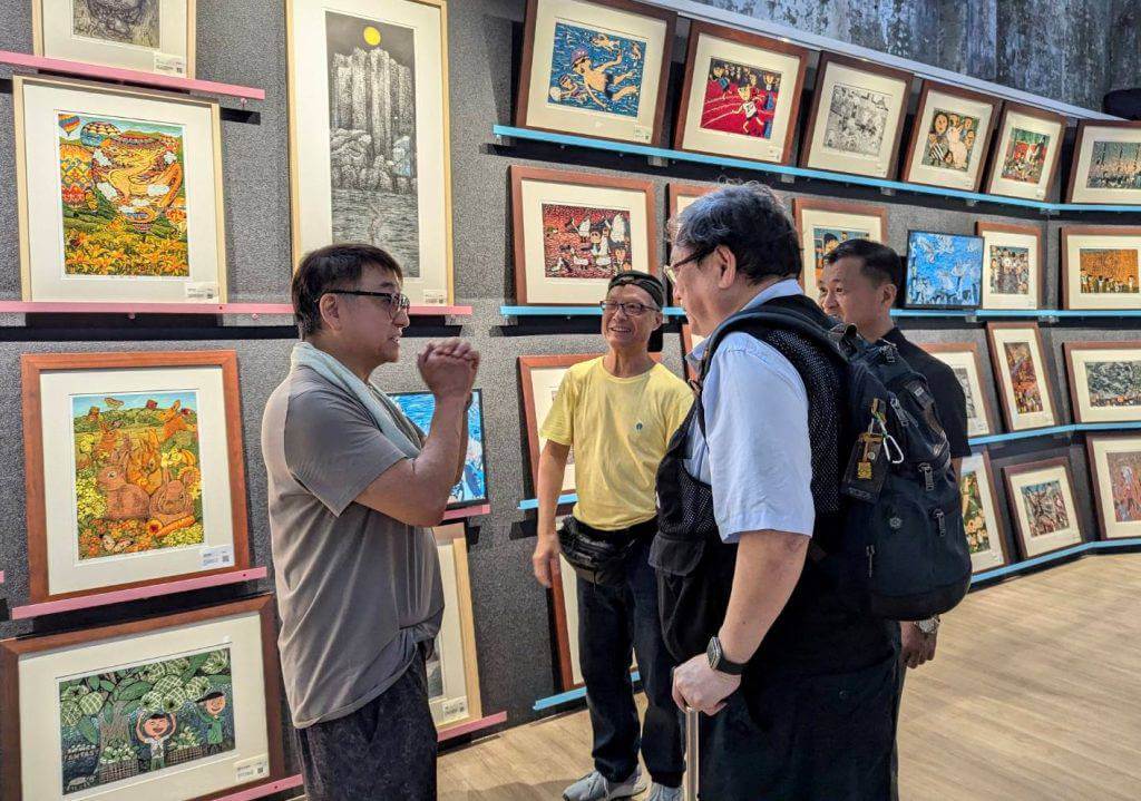 【新聞分享】樹人國小學童澎湖版畫作品 將在台北華山文創園區展出